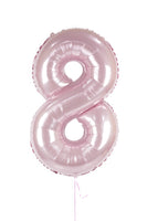 Number 8 Shaped Foil Balloon بالون رقم ٨ : اللون زهري