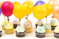 Cupcakes Birthday with Balloons - كب كيك يوم ميلاد