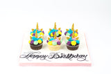 Unicorn Birthday Cupcakes I - كب كيك وحيد القرن لأعياد الميلاد I