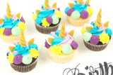 Unicorn Birthday Cupcakes I - كب كيك وحيد القرن لأعياد الميلاد I