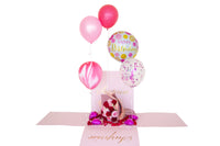 Birthday Flower Surprise Box صندوق المفاجات : يوم ميلاد مع ورد