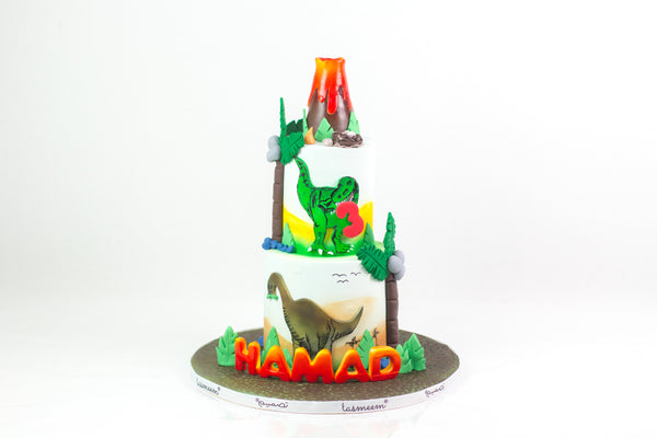 Dinosaur Birthday Cake - كيكة يوم ميلاد