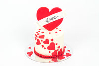 Heart Shaped Cake - كيكة على شكل قلب