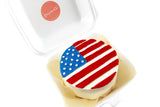 USA Flag Mini Cake-ميني كيك علم الولايات المتحدة الاميركية