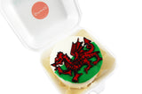 Wales Flag Mini Cake-ميني كيك علم ويلز