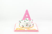 Letter Birthday Cake - كيكة يوم ميلاد