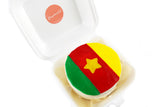 Cameroon Flag Mini Cake-ميني كيك علم الكاميرون