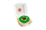 Brazil Flag Mini Cake-ميني كيك علم البرازيل