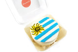 Uruguay Flag Mini Cake-ميني كيك علم الاورغواي