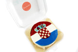 Croatia Flag Mini Cake-ميني كيك علم كرواتيا