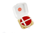 Denmark Flag Mini Cake-ميني كيك علم الدنمارك