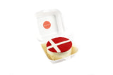 Denmark Flag Mini Cake-ميني كيك علم الدنمارك