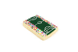 Football Stadium Shape Cookies-كوكيز ملعب كرة قدم