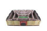 Stadium Snack Box Tray II- (Empty ) -علبه سناكس مفرغه على شكل ملعب