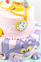 Two Tiered Wonderland Cake - كيكة على شكل شخصيه كرتونيه