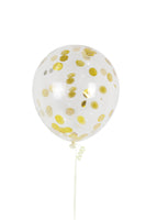 Gold Confetti Balloon بالون كونفيتي ذهبي