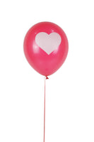 Heart Balloon بالونه مع طبعه بشكل قلب