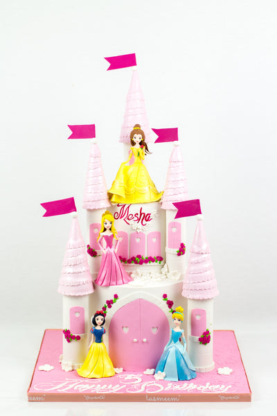Princess Castle Cake - كيكة على شكل قصر اميرة