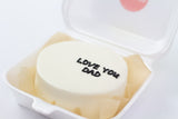 Love You Dad Mini Cake-كيكه ميني - أحبك بابا