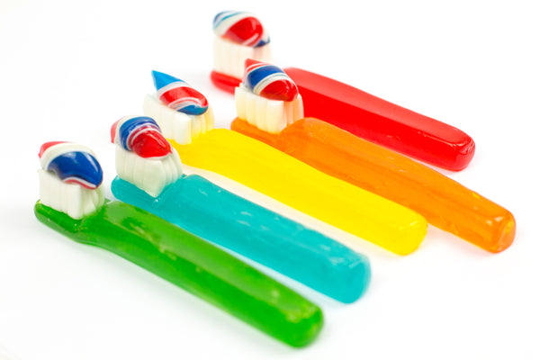 Toothbrush Lollipop مصاصه على شكل فرشاه اسنان