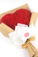Red Heart-Shaped Bouquet I - بوكيه على شكل قلب