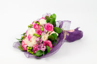 Purple Hand Bouquet- بوكيه ورد يدوي