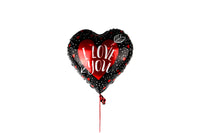 I Love You Heart Shaped Foil Balloon IV -أحبك بالون القلب