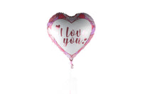 Pink Heart I Love You Foil Balloon -بالونه على شكل قلب