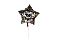 New Year Star Shaped Foil Balloon - بالونه على شكل نجمه