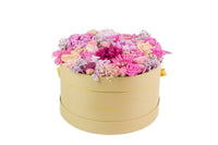 Fresh Flowers in a Box - بوكيه ورد ملون