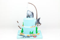 Fishing Birthday Cake - كيكة بثيم صيد السمك