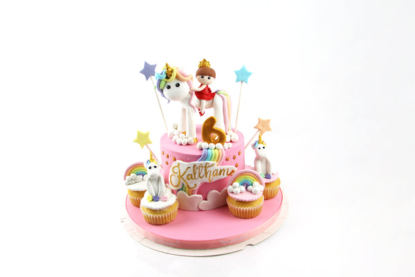 Little Unicorn Birthday Cake-  كيكة اليونيكورن