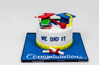 Graduation Cake with Cap - كيكة تخرج