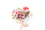 Cake in Paper Cup with Flowers II-  كيك في كوب ورقي مع ورد
