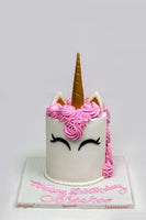 Unicorn Cake Pink Design - كيكة يونيكورن