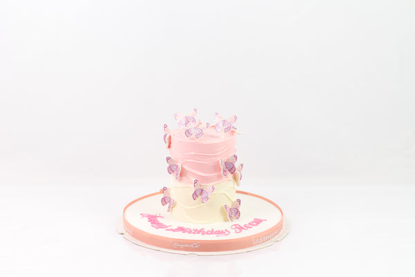 Butterfly Design Birthday Cake - كيكة يوم الميلاد