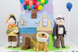 Family House Birthday Cake - كيكة من طابقين
