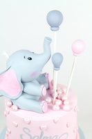 Baby Elephant Birthday Cake - كيكة الفيل