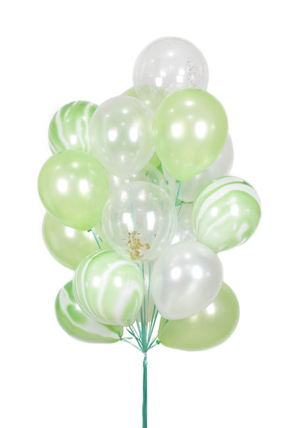 Green Balloon Bouquetبوكيه بالونات خضراء