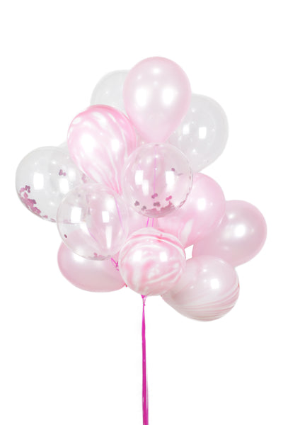 pink Balloon Bouquet  باقه بالونات زهريه