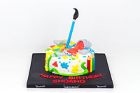 Art Themed Painting Cake - كيكة يوم ميلاد