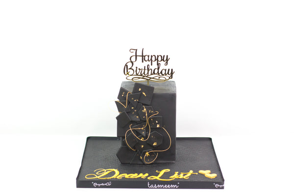 Black Box Birthday Cake I - كيكة يوم ميلاد