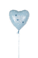 Heart Shaped Baby Boy Foil Balloon بالونه على شكل قلب لمولود جديد