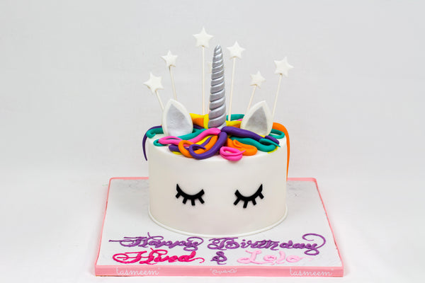 Unicorn Cake - كيكة يونيكورن