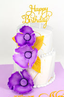 Two Tiered Birthday Cake - كيكة من طابقين