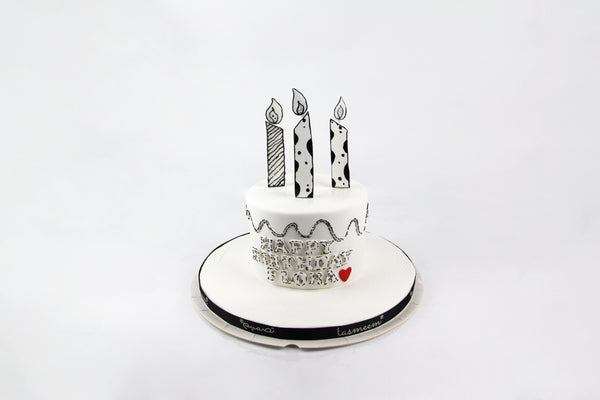Cartoon Design Birthday Cake II - كيكة يوم ميلاد