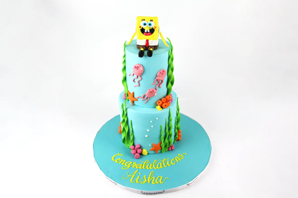 Two-Tiered Character Cake - كيكة يوم ميلاد