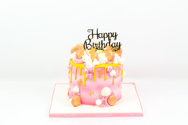 Birthday Macaroon Cake - كيكة يوم ميلاد