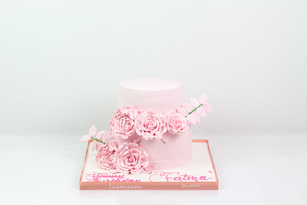 Pinky Two-Tiered Cake - كيكة من طابقين