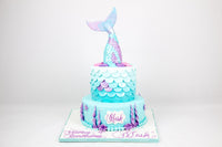 Fish Tail Birthday Cake - كيكة ذيل السمكة